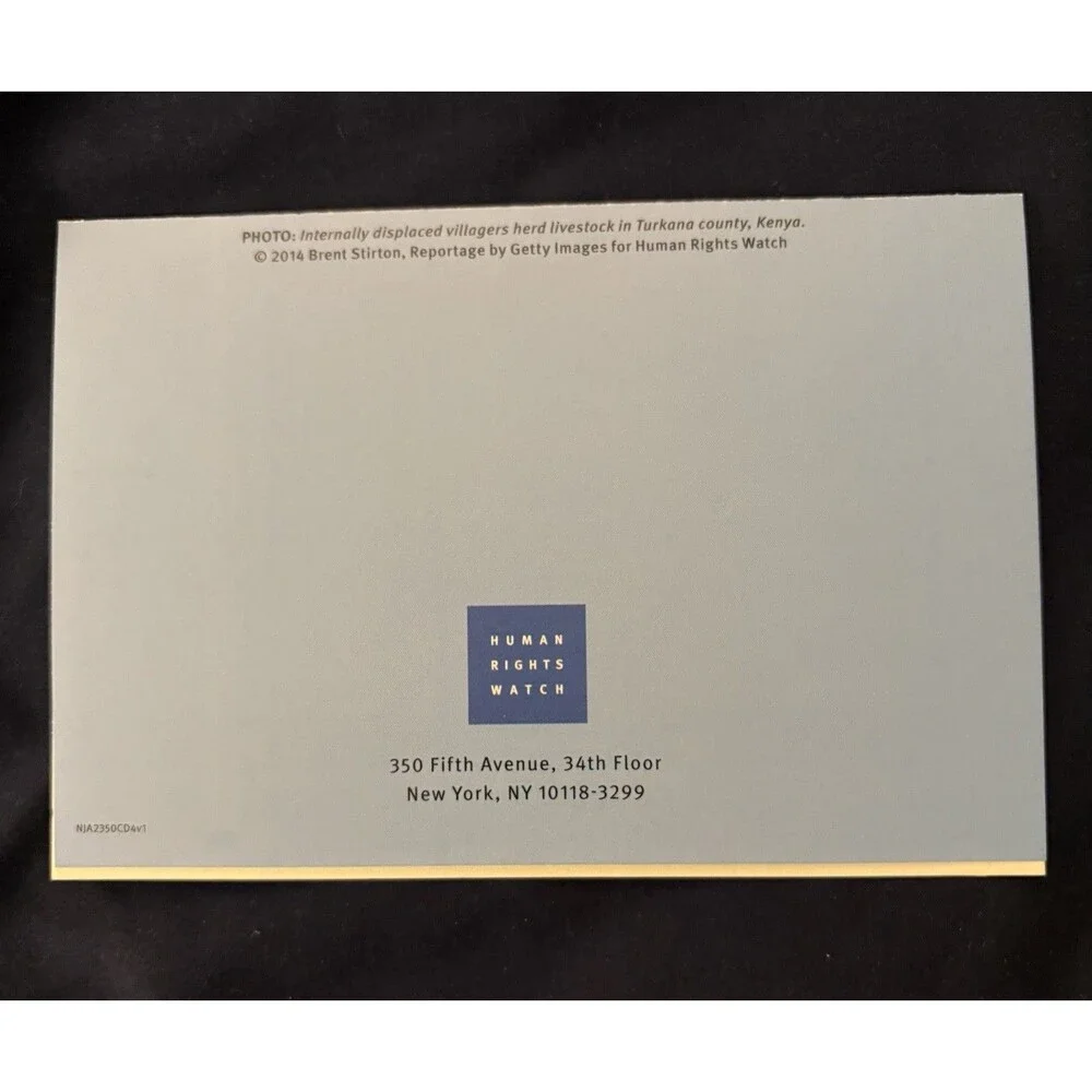 Generic Card with White Envelope and Blank Interior | Livestock design by HRW